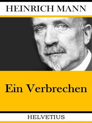 cover image of Ein Verbrechen